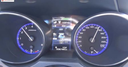 Subaru Outback 2.5i 175 KM (AT) - pomiar spalania
