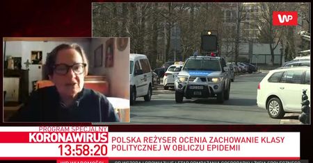 Agnieszka Holland o wyborach w czasie pandemii koronawirusa. "Nie będę ryzykować zdrowia"