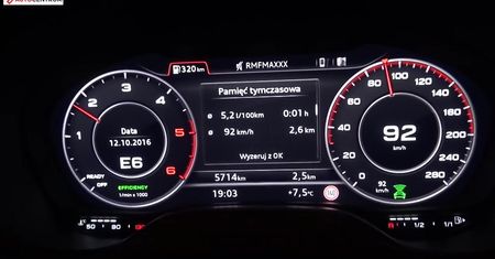 Audi A3 III Sportback 2.0 TDI 150 KM (MT) - pomiar zużycia paliwa
