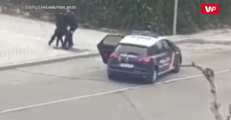 Bieganie w kwarantannie. Hiszpańska policja w akcji
