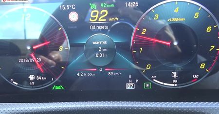 Mercedes-Benz A200 1.3 163 KM (AT) - pomiar zużycia paliwa