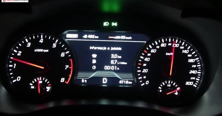Kia Stinger GT 3.3 T-GDI 370 KM (AT) - pomiar zużycia paliwa