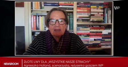 Agnieszka Holland o Złotych Lwach dla filmu "Wszystkie nasze strachy". Dopiekła Kurskiemu