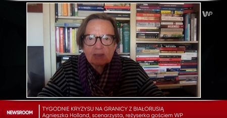 Agnieszka Holland o stanie wyjątkowym: "Uchodźcy nie znikną, nawet jeśli postawimy wyższe mury"