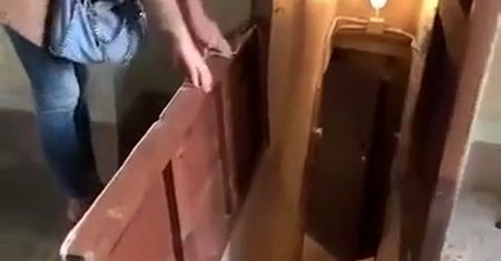 Znaleźli tajne przejście do piwnicy. Ich oczom ukazał się niezwykły widok