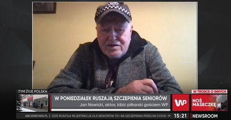 Jan Nowicki o szczepionkach. "My, seniorzy, chcemy jeszcze pożyć"