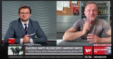 Cezary Pazura o szczepieniu. Jest przekonany, że ma rację
