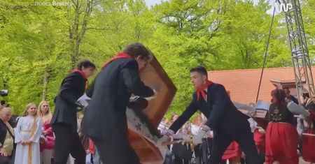 Wideo z Wejherowa. "Szaleńczy taniec"