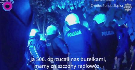 Zamieszki na IGRACH. Dramatyczne nagranie policji. "Pilnie wsparcia!"