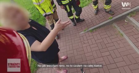 "Weszłam rano". Lokatorzy wpadli w panikę