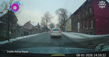 Szalony rajd kierowcy Mustanga. Nie wiedział, że jest nagrywany