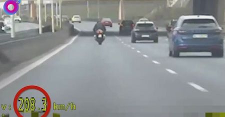 208 km/h na S8. Nagrało się. Policja nie miała wyjścia