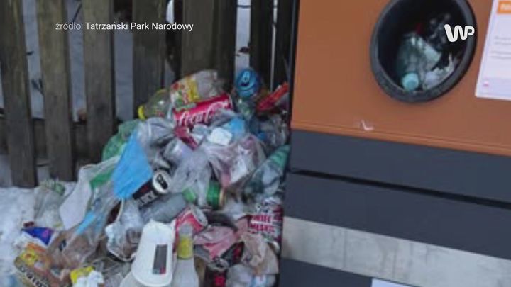 wiadomości,aktualności,WP Wiadomości Problemy Tatrzańskiego Parku Narodowego. Turyści zostawili górę śmieci