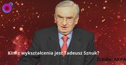 Tadeusz Sznuk. Zaskakujące wykształcenie legendarnego prezentera
