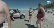 Senior kąpał się w morzu mimo zakazu. Tak tłumaczył się policjantom