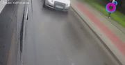 Wypadek na pasach w Krakowie. Wstrząsające nagranie