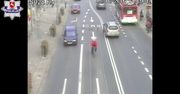Nagranie groźne wyglądającego wypadku z Lublina