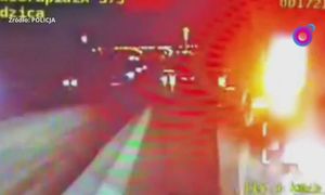 Nagły "błysk" na S7. Grożą mu 3 lata więzienia. Wszystko się nagrało