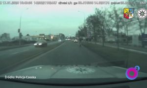 Tak uciekał przed policją. Nie do wiary. Nagranie z Czech