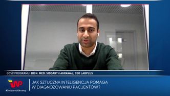Program Money.pl 20.01 | dr Siddarth Agrawal o wykorzystaniu sztucznej inteligencji w medycynie