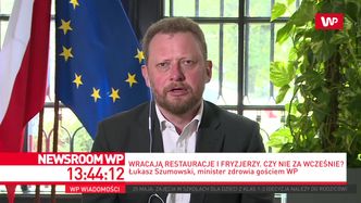 Restauracje od poniedziałku otwarte, ale minister Szumowski na razie się tam nie wybiera