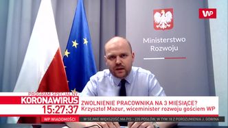 Zawieszenie stosunku pracy. Wieceminister rozwoju tłumaczy
