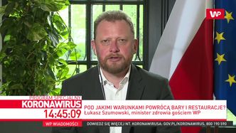 Restauracje otwarte w połowie maja? Szumowski odpowiada