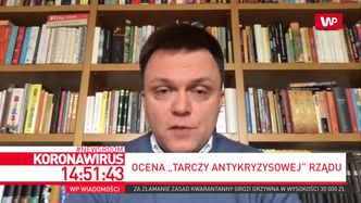 Hołownia o tarczy antykryzysowej: za mało, za wolno