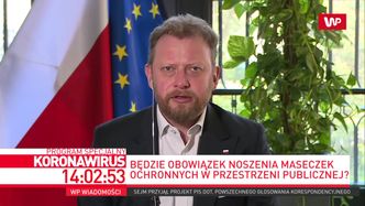 Polacy będą chodzić w maseczkach. Szumowski: "Rekomendacja w najbliższych dniach"