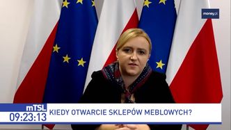 Sklepy meblowe otwarte szybciej, a inne nie? Wiceminister tłumaczy
