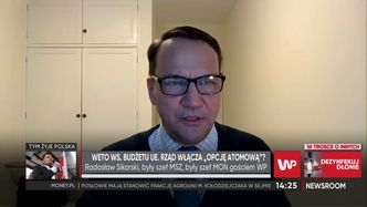 Weto ws. budżetu UE. Sikorski: szantaż na reszcie Europy