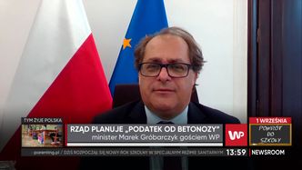 Podatek od deszczu. Gróbarczyk: chcemy walczyć z suszą, ale to parlament zdecyduje