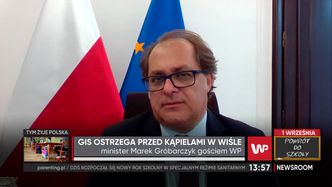 Awaria "Czajki". Co z wodą w Wiśle? Gróbarczyk: Dzieje się źle