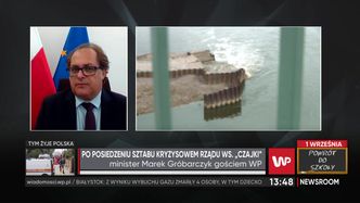 Awaria "Czajki", rząd pomoże. Gróbarczyk: musimy zatamować ścieki
