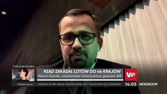 Zakaz lotów, co po 15 września? Minister Horała tłumaczy