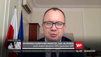 Mandat za brak maseczki. Bodnar: przepisy do zmiany, zaniedbanie rządu