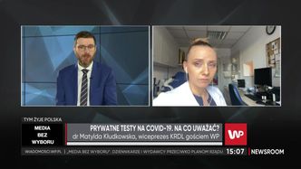 Prywatne testy na COVID-19. Jakie wybrać? Ekspert mówi, na co zwrócić uwagę