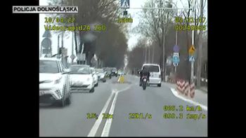 Motocyklista po narkotykach uciekał przed policją. Jechał nawet 175 km/h