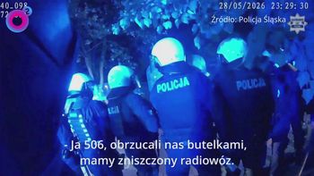 Zamieszki na IGRACH. Dramatyczne nagranie policji. "Pilnie wsparcia!"