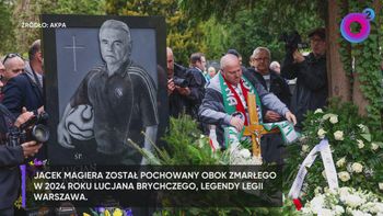 Tak wygląda grób Jacka Magiery. Pożegnały go gwiazdy futbolu