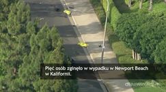 USA: Uderzenie w drzewo rozerwało auto na pół