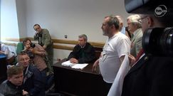 Sędzia obrzucona tortem 