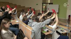 Czerwone kartki dla Palikota od studentów 