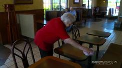 92-letnia pracownica restauracji