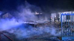 Pożar magazynów w Wieńcu