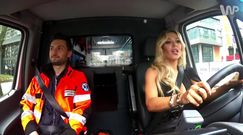 Doda szaleje karetką w centrum Warszawy!