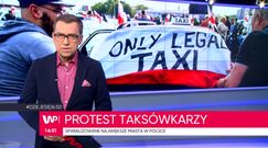 Protesty taksówkarzy w największych polskich miastach
