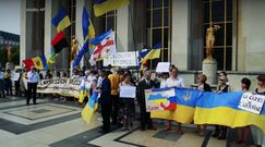 Paryskie protesty przeciwko Putinowi