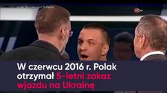 Polak pobity w rosyjskiej telewizji za "czerwonych faszystów"