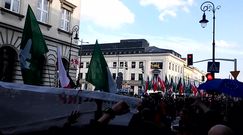 Obywatele RP blokują marsz ONR-u! "Polska wolna od FASZYZMU!"